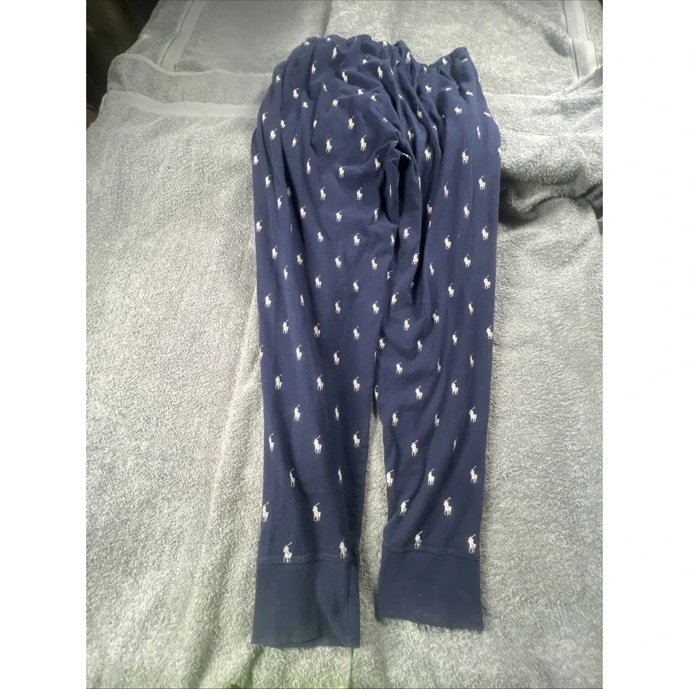 Polo Ralph Lauren Pajama Pants Men Size Large All Over Pony Loungewear Sleepwear